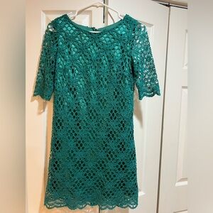 Jax size 4 teal/ green dress